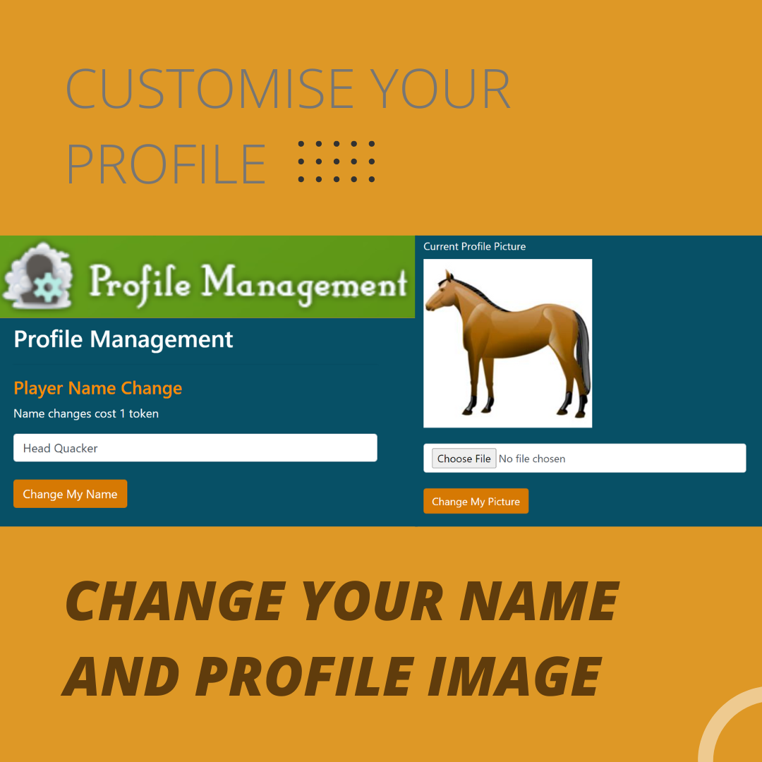 hooves of fire profile management