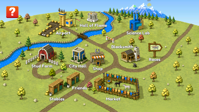 Hooves of Fire town map